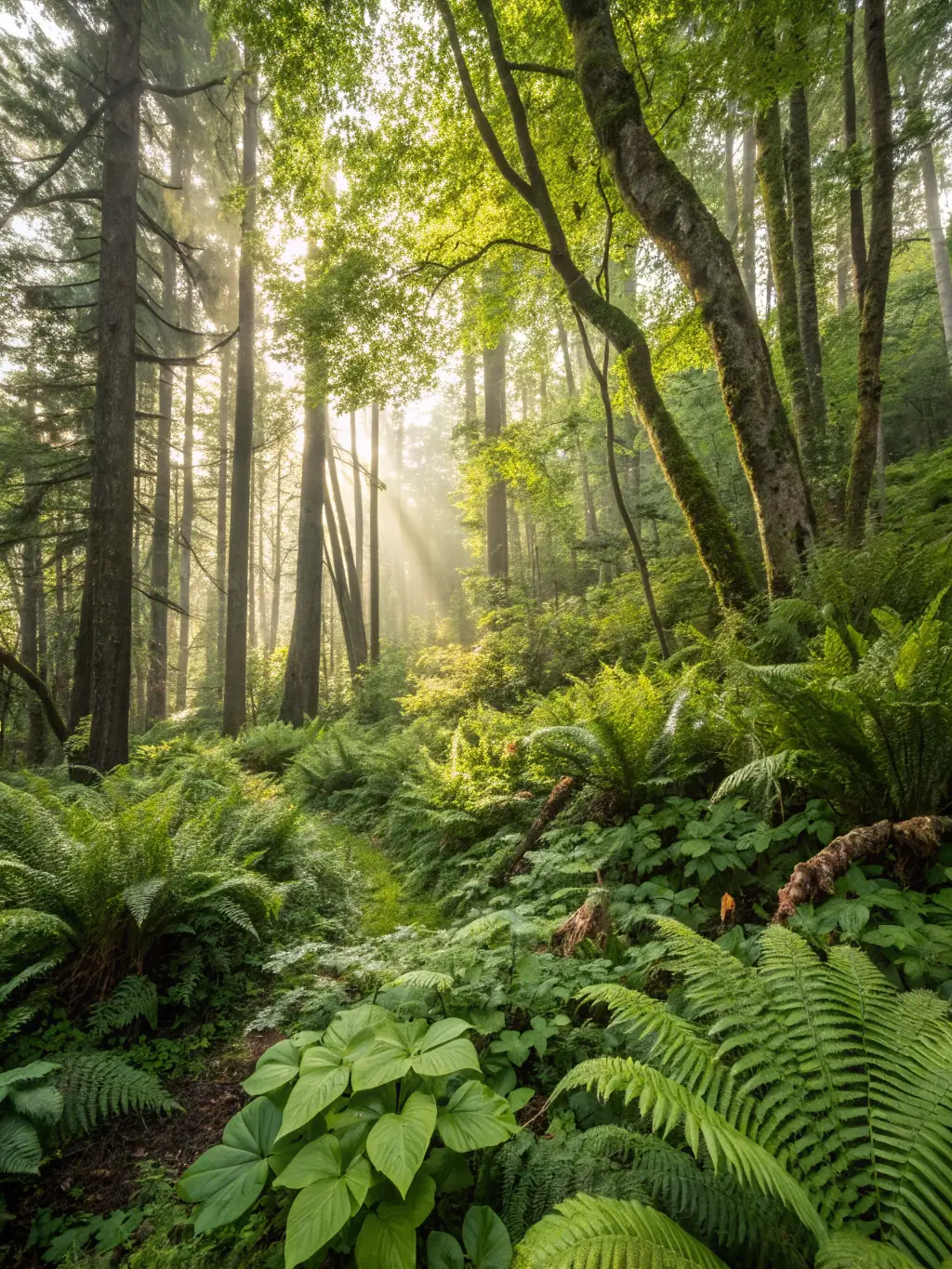 A serene image of a thriving forest ecosystem, highlighting the biodiversity and natural beauty that the association strives to protect through its conservation efforts.